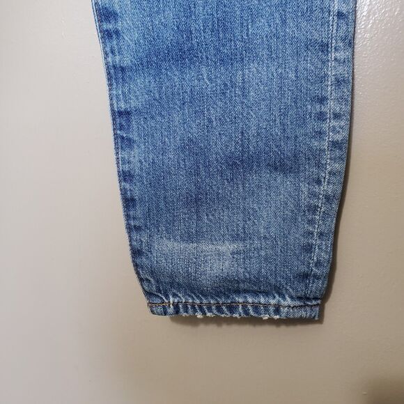 Madewell Jeans Womens Size 25 Rigid High Rise Skinny Medium Wash Distressed 2018 - Picture 9 of 14
